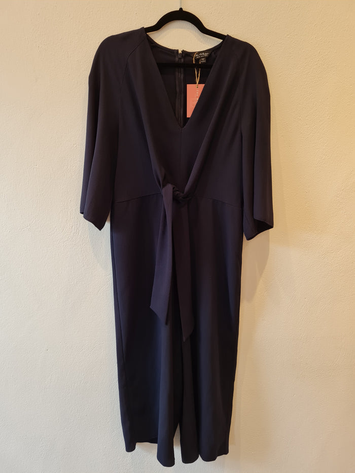 Miss Selfridge Navy Jumpsuit 14