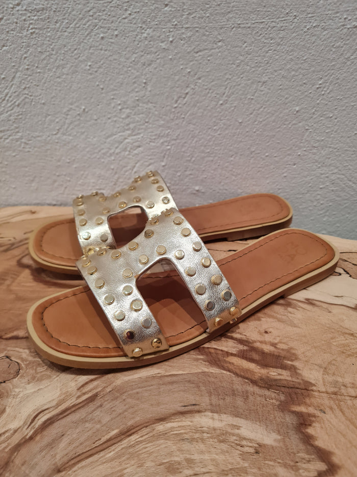 Moda Gold Slides 5