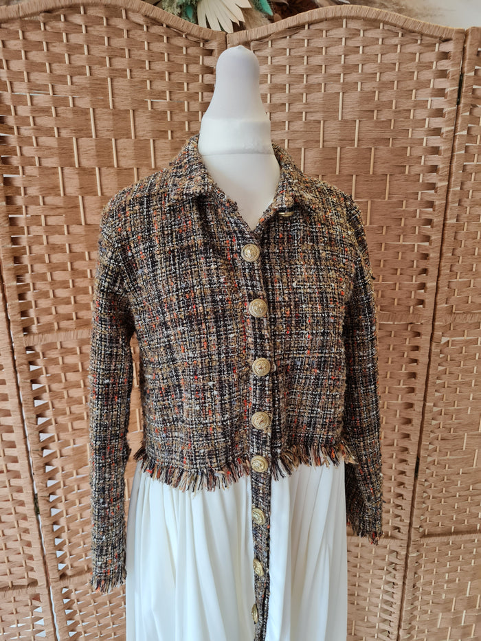 Modern Valley tweed jacket dress S