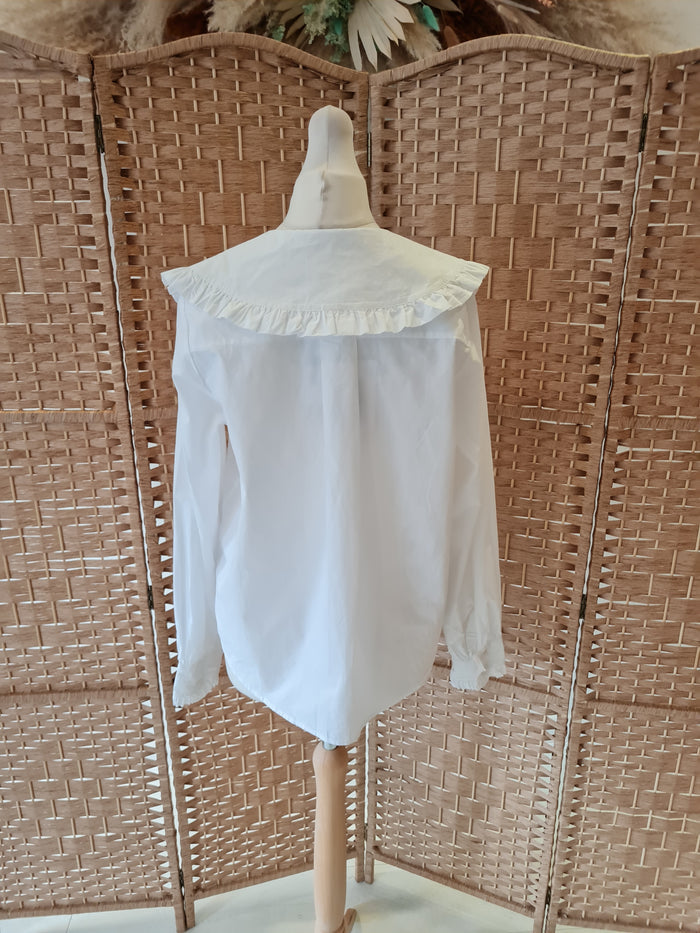 Monki white shirt XS New