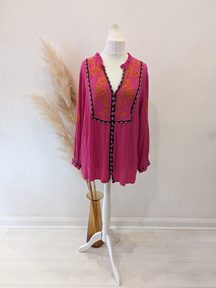Monsoon Cerise tunic L