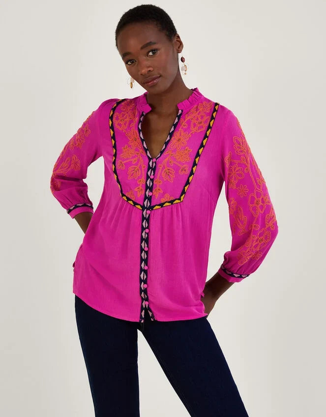 Monsoon Cerise tunic L