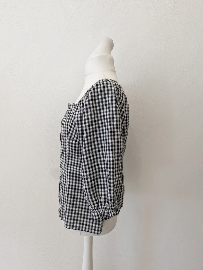 Monsoon Gingham Top 16/18