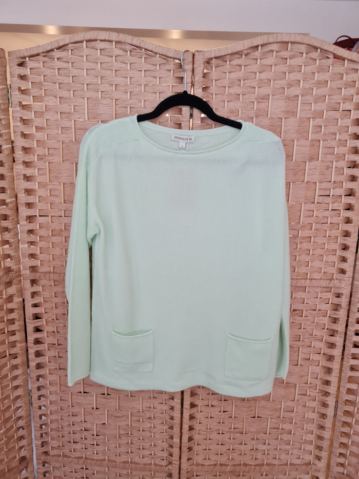 Monsoon Green Jumper S