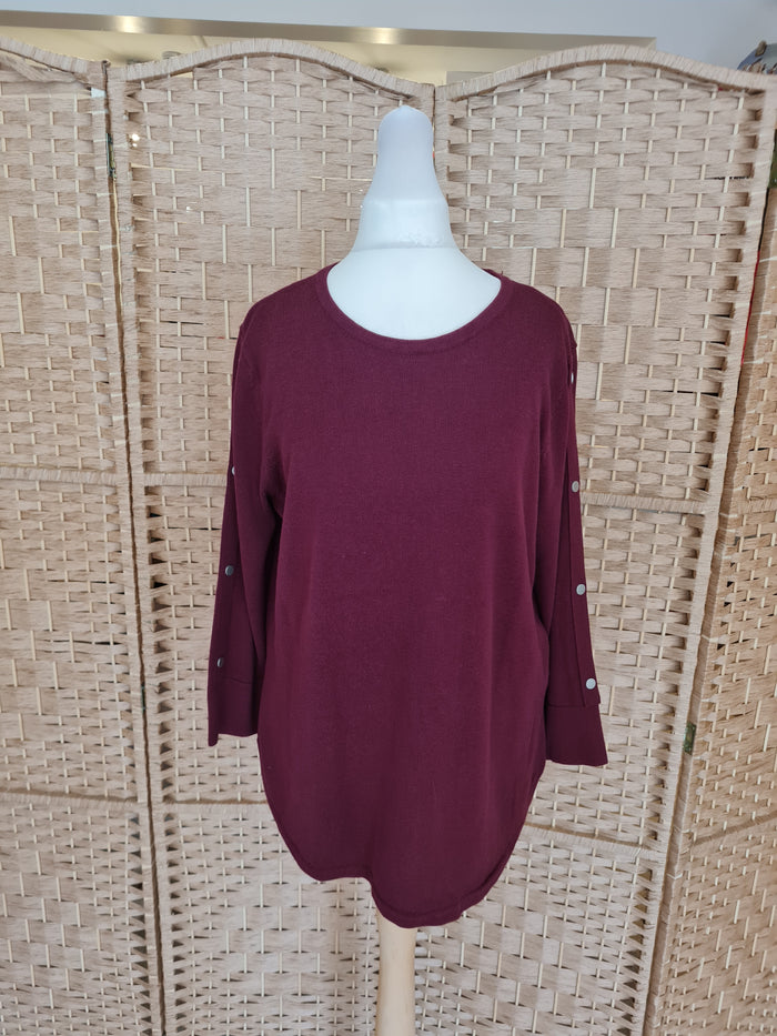 Monsoon maroon jumper M
