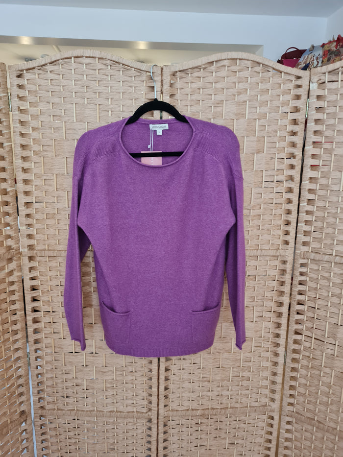 Monsoon Purple Jumper S