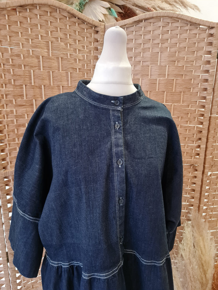 Morrison Denim Peplum Top L