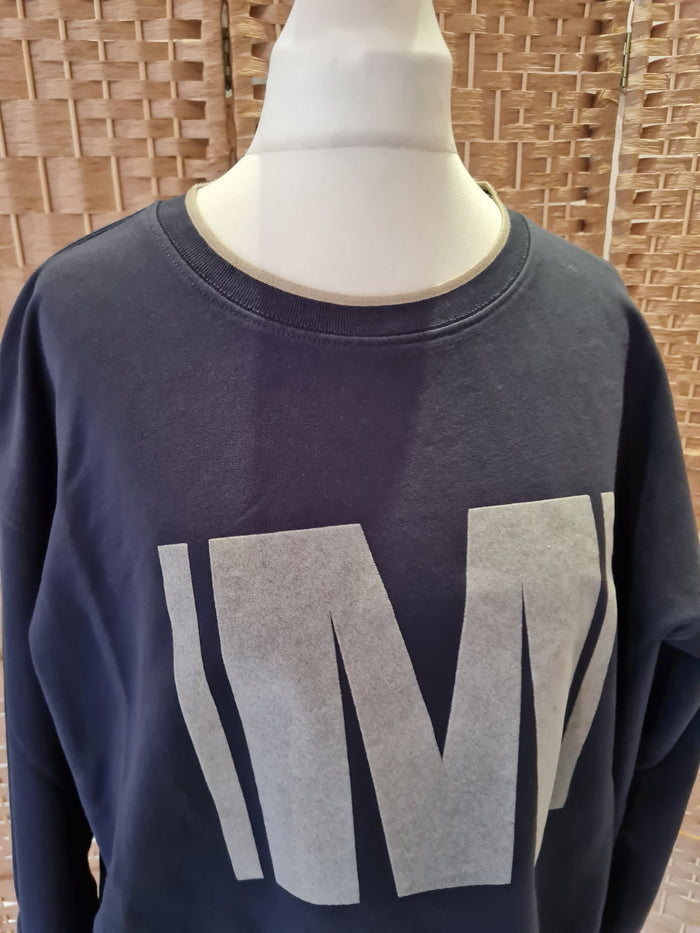 Mos Mosh Navy Sweater M