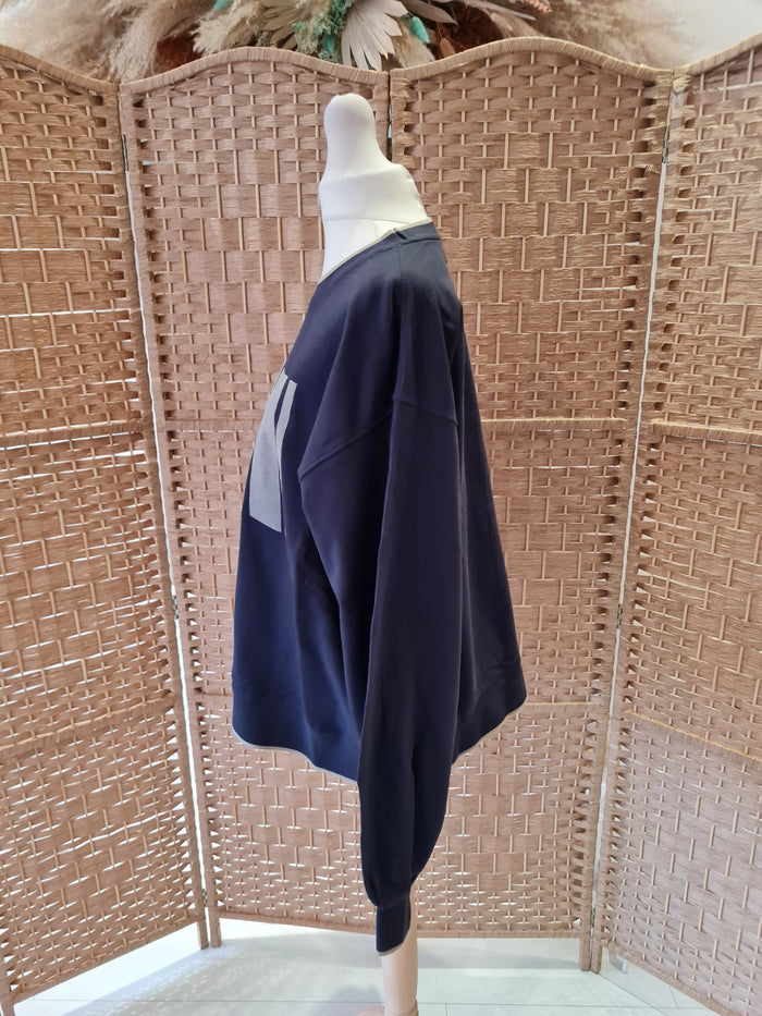 Mos Mosh Navy Sweater M