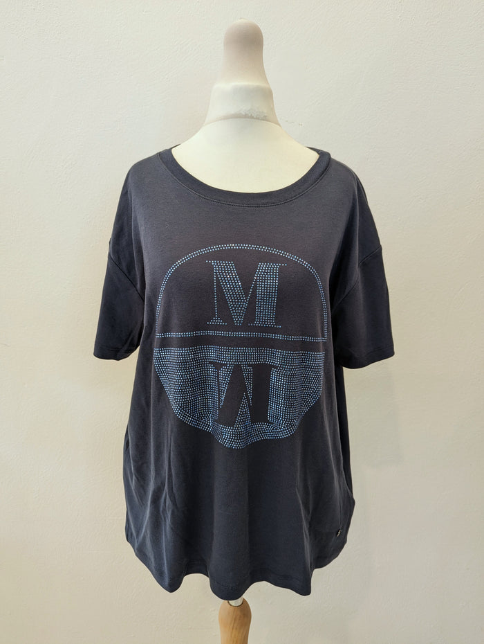 Mos Mosh Navy Top RRP £69 S