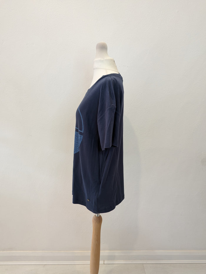 Mos Mosh Navy Top RRP £69 S