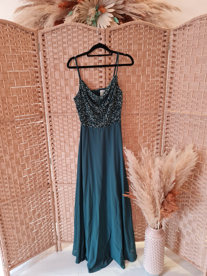 Motee Maids Green Maxi Dress 10