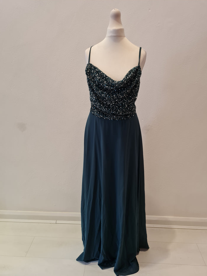 Motee Maids Green Maxi Dress 10