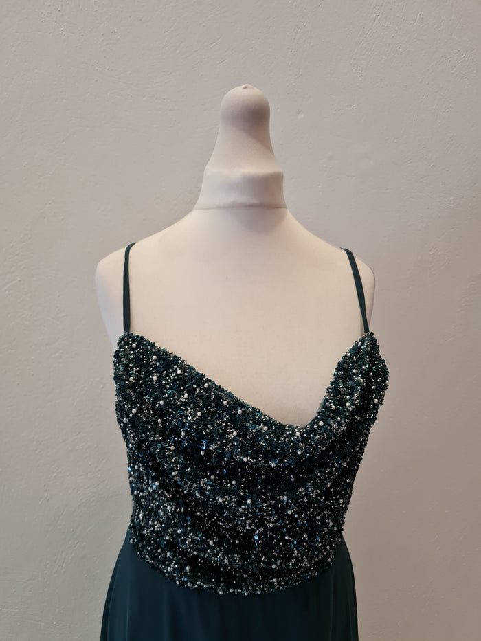 Motee Maids Green Maxi Dress 10