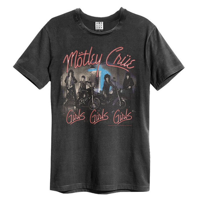 Mötley Crüe T Shirt - Girls Girls Girls Amplified