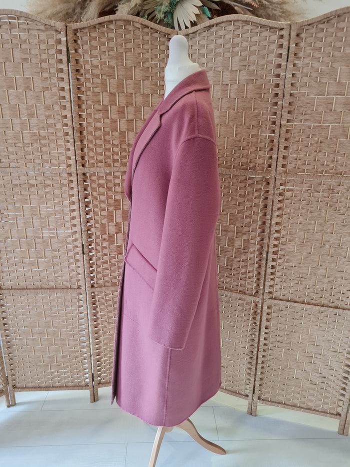M&S Autograph Pink Coat Size 14 NWT RRP £119