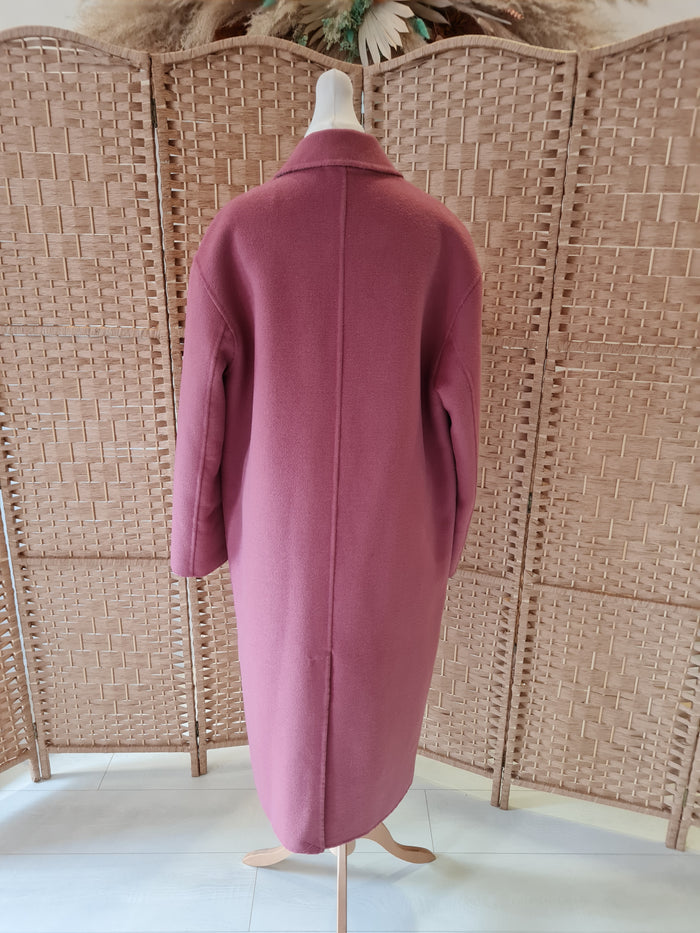 M&S Autograph Pink Coat Size 14 NWT RRP £119
