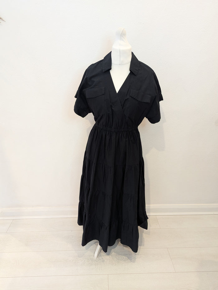 M&S Black Maxi 14