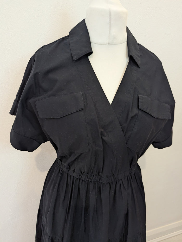 M&S Black Maxi 14