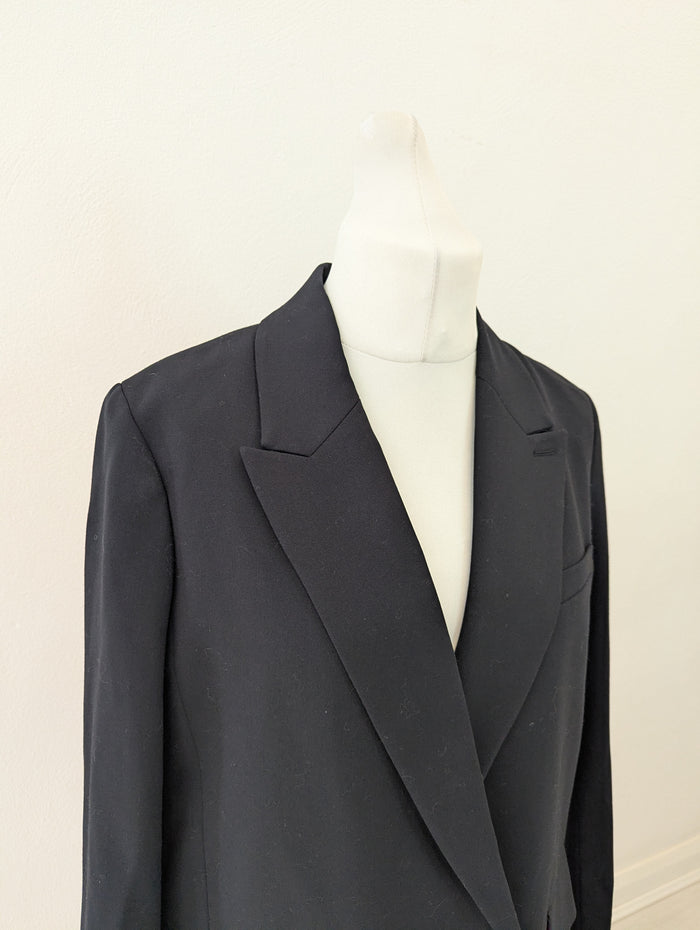 M&S Black oversized Blazer 14