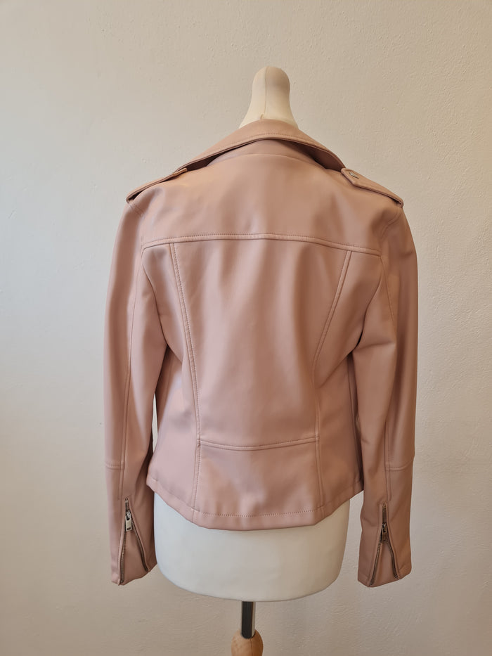 M&S Blush Pleather Jacket 6