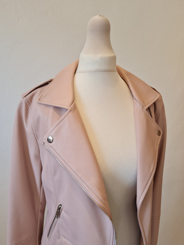 M&S Blush Pleather Jacket 6