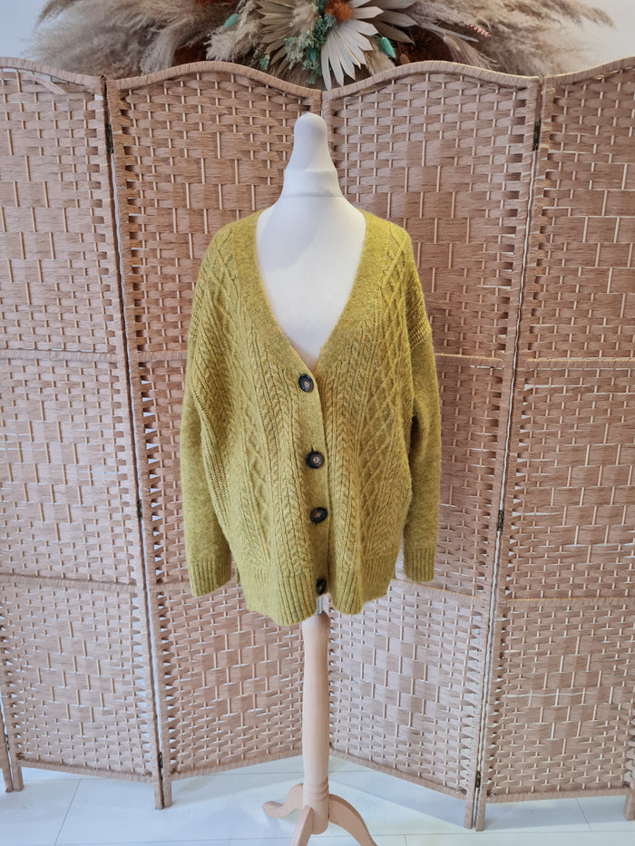 M&S Citrine Cable Cardigan M