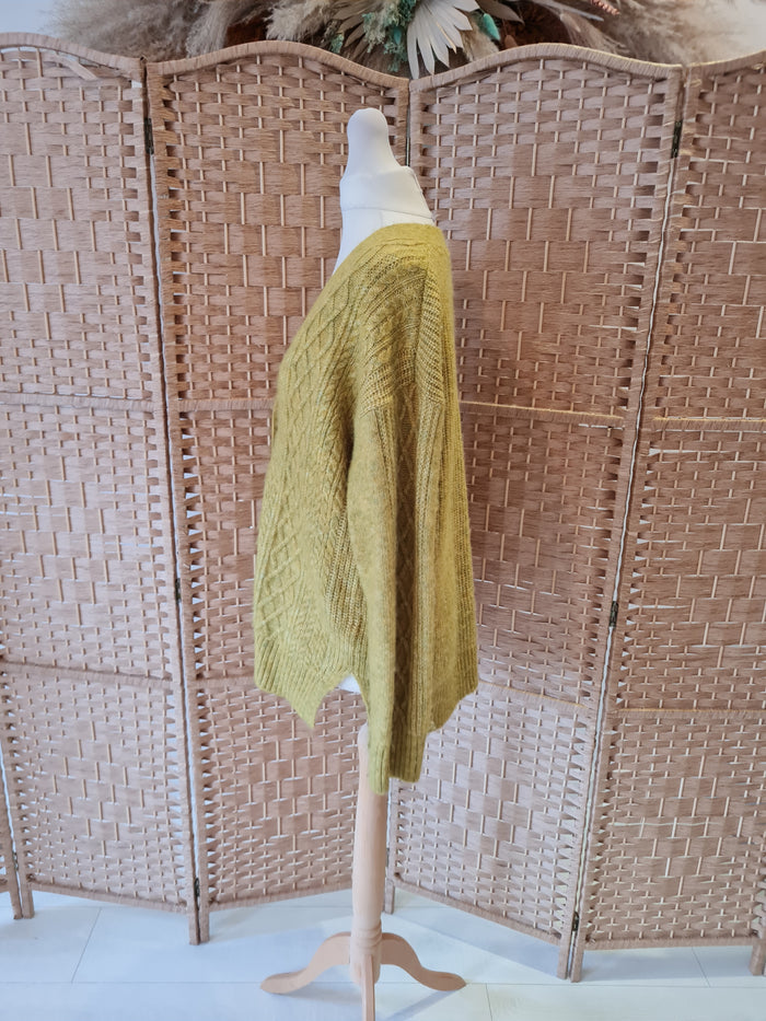 M&S Citrine Cable Cardigan M