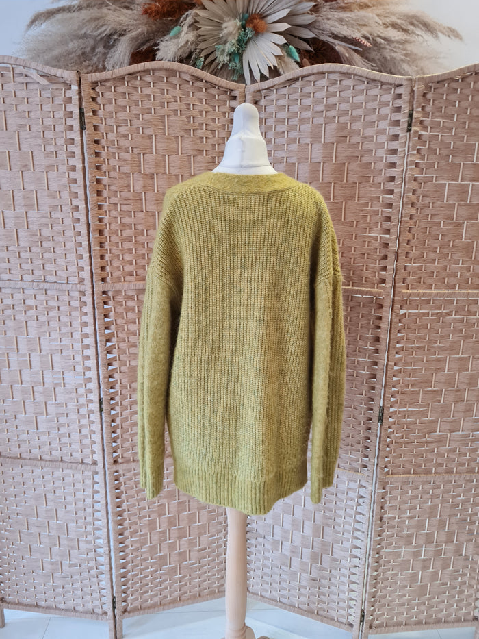 M&S Citrine Cable Cardigan M