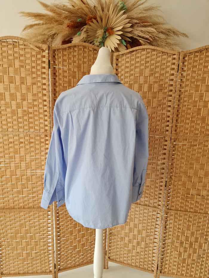 M&S Collection Blue Shirt 16