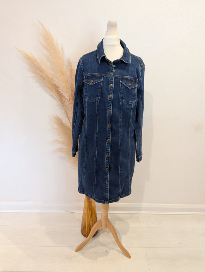 M&S Denim Dress 14 RRP £49.50
