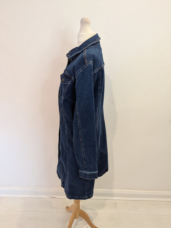 M&S Denim Dress 14 RRP £49.50