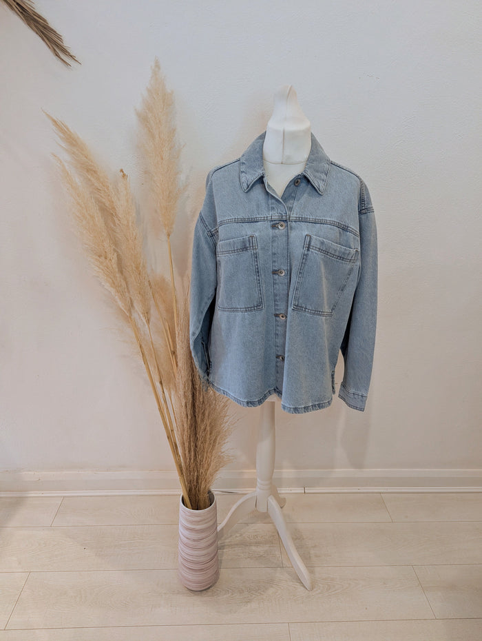 M&S Lightwash Denim Jacket L