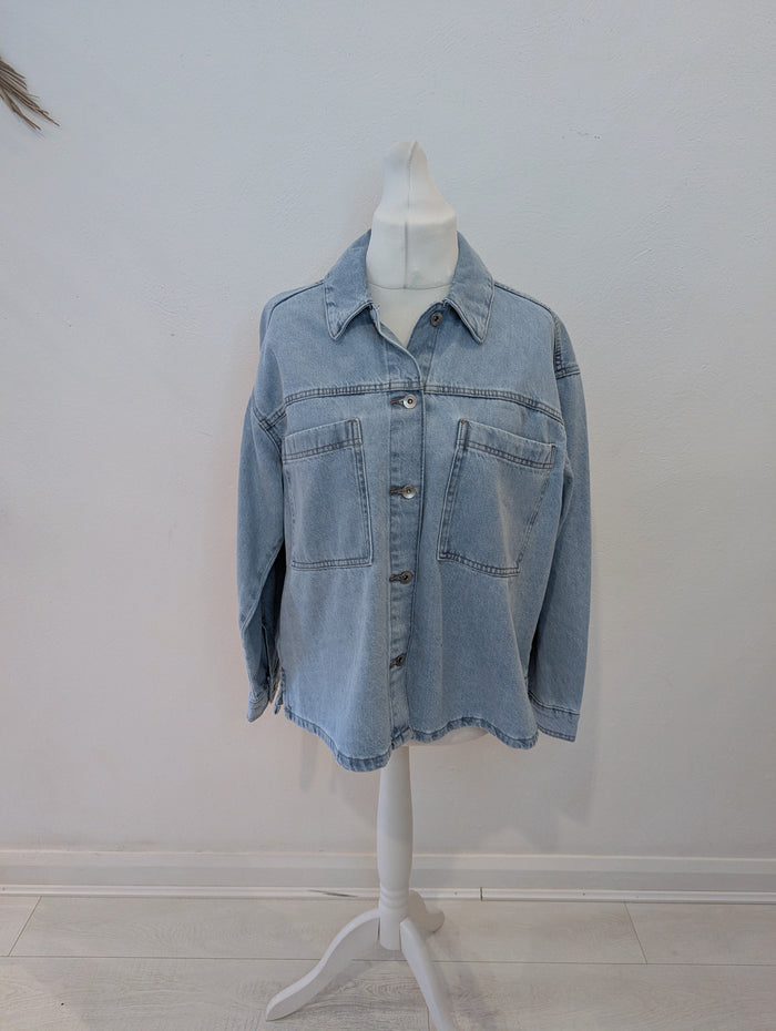 M&S Lightwash Denim Jacket L