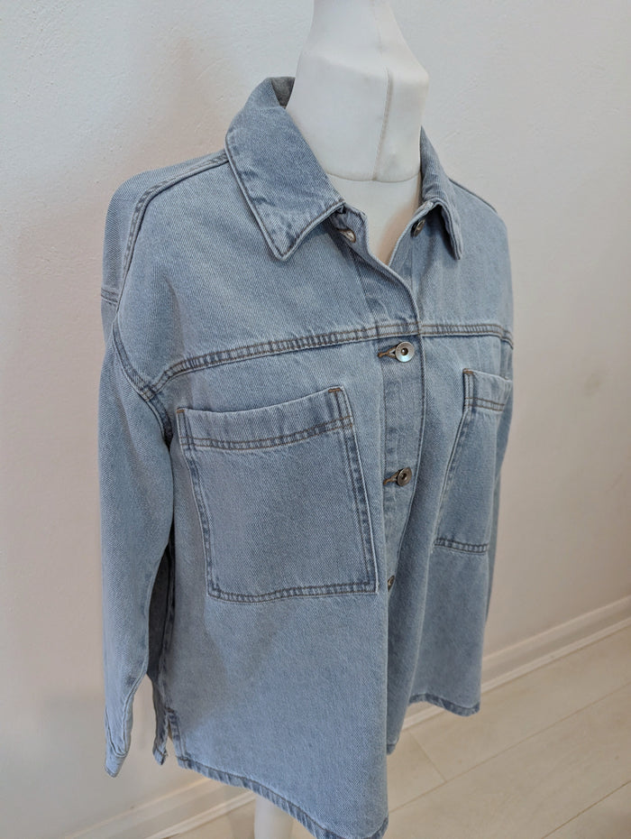 M&S Lightwash Denim Jacket L
