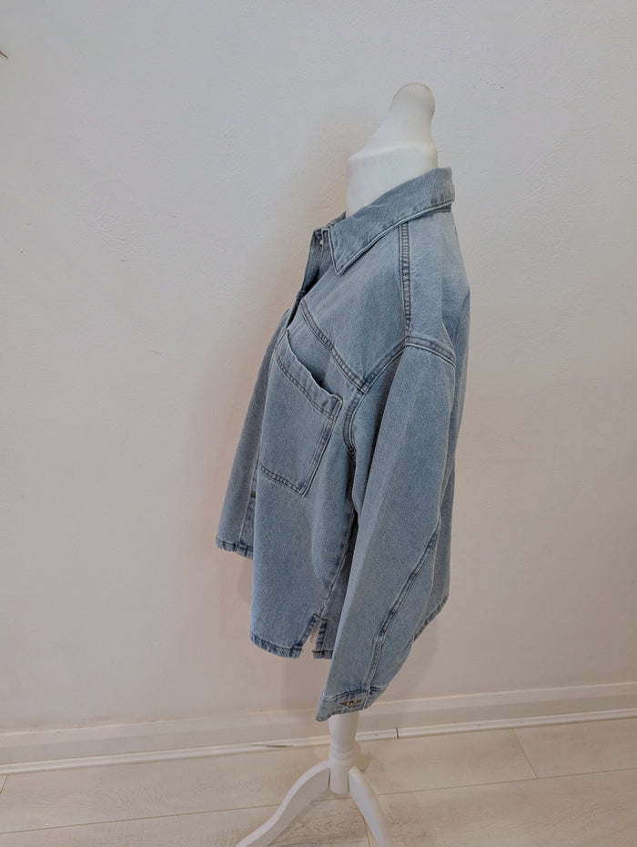 M&S Lightwash Denim Jacket L