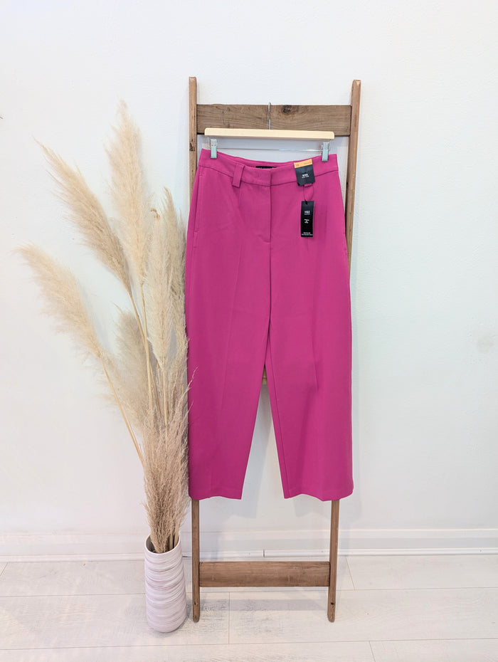 M&S pink wide leg trousers 10 NWT RRP £39.50
