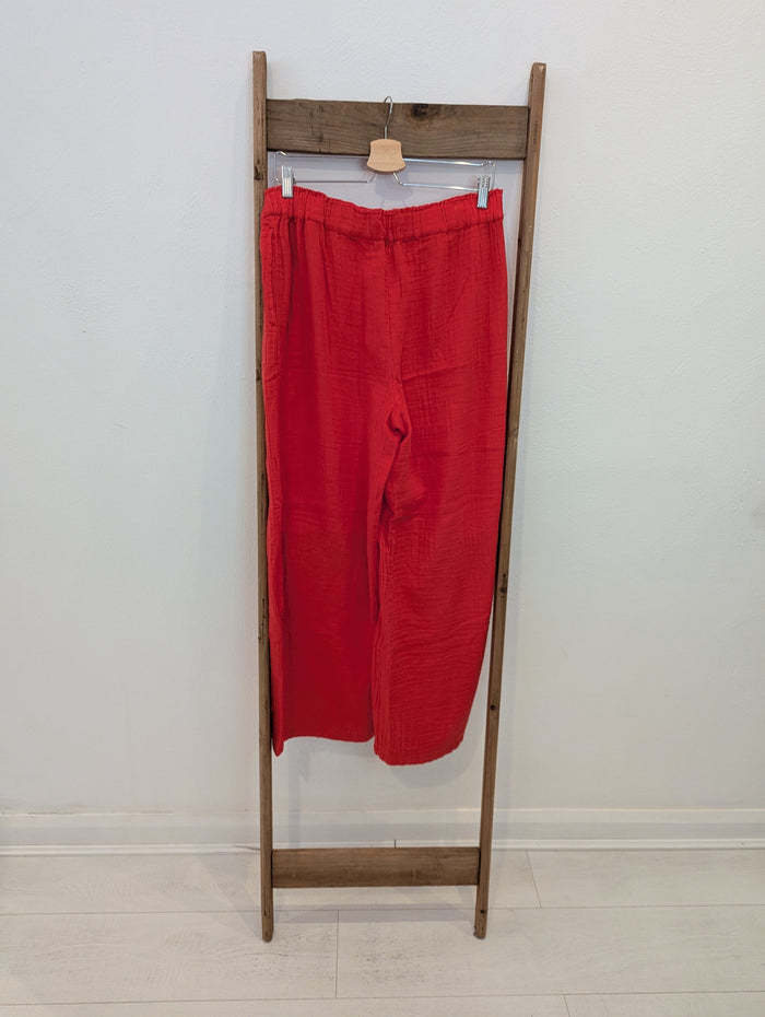 M&S Red Trousers 12