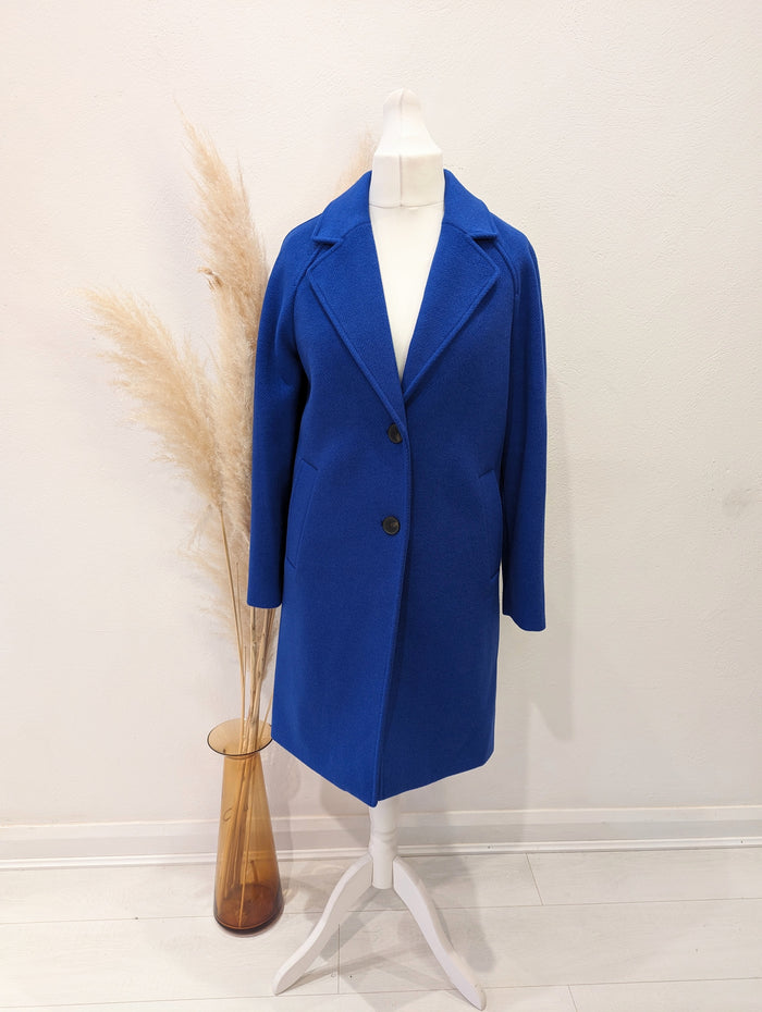 M&S Royal Blue Coat 8 RRP £69