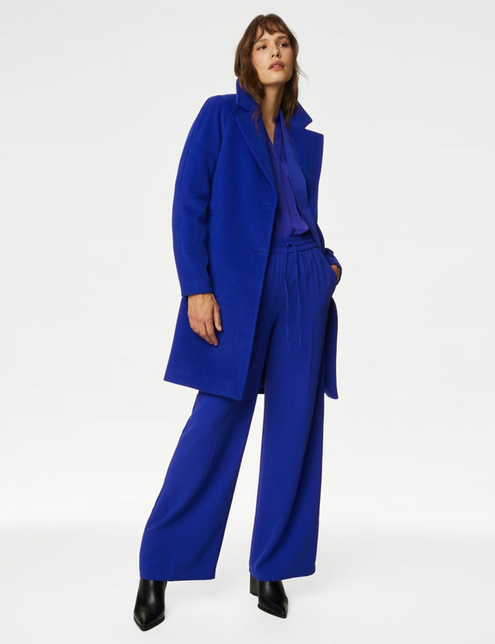 M&S Royal Blue Coat 8 RRP £69