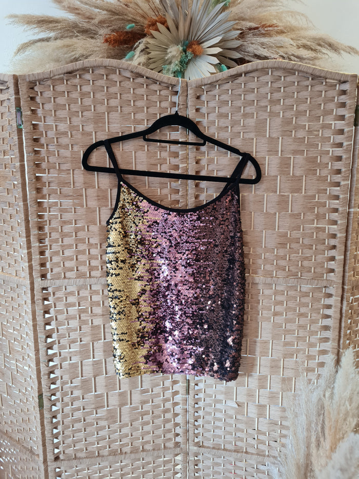 M&S Sequin Cami 12