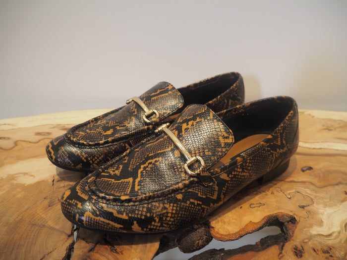 M&S Snake Print Loafers 5