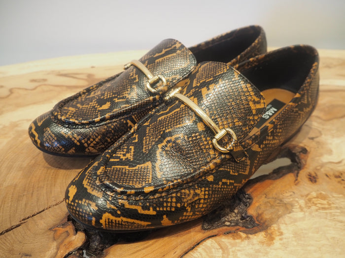 M&S Snake Print Loafers 5
