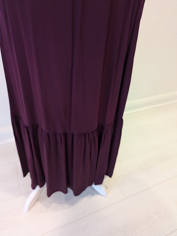 M&S x Ghost Burgundy Wrap Dess 14 NWT £79