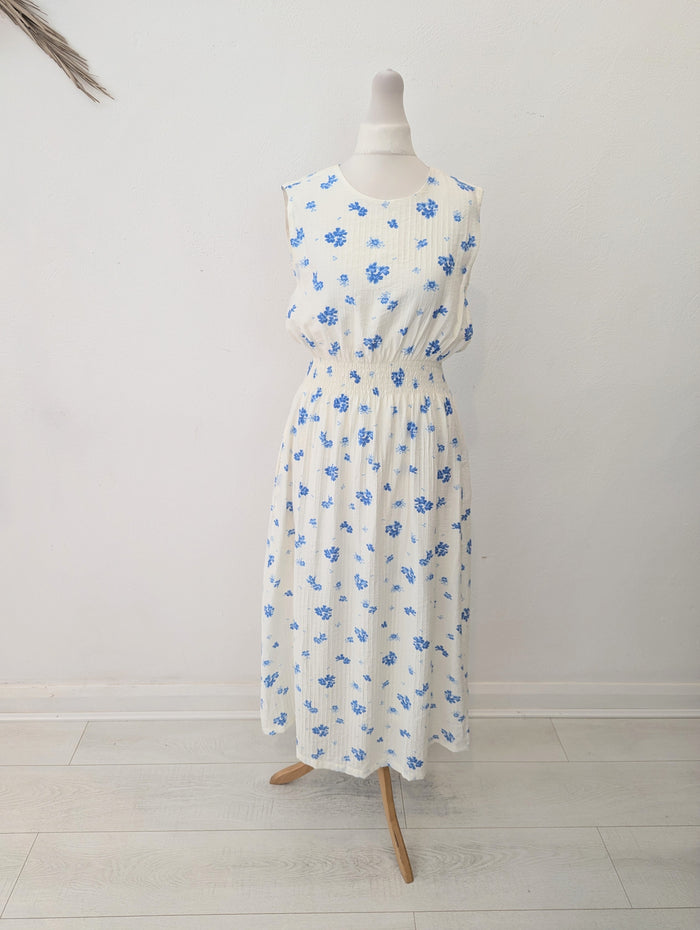 MSCH Blue Floral Dress 8 NWT £90