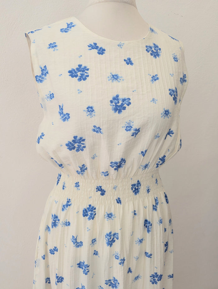 MSCH Blue Floral Dress 8 NWT £90