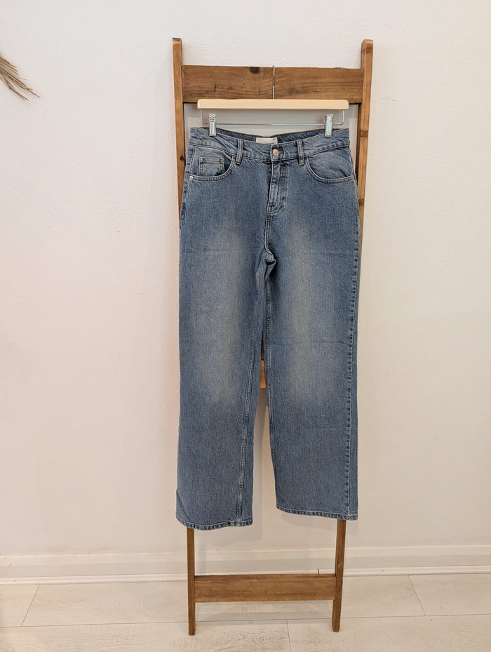 MSCH Blue Wide leg Jeans NWT £100