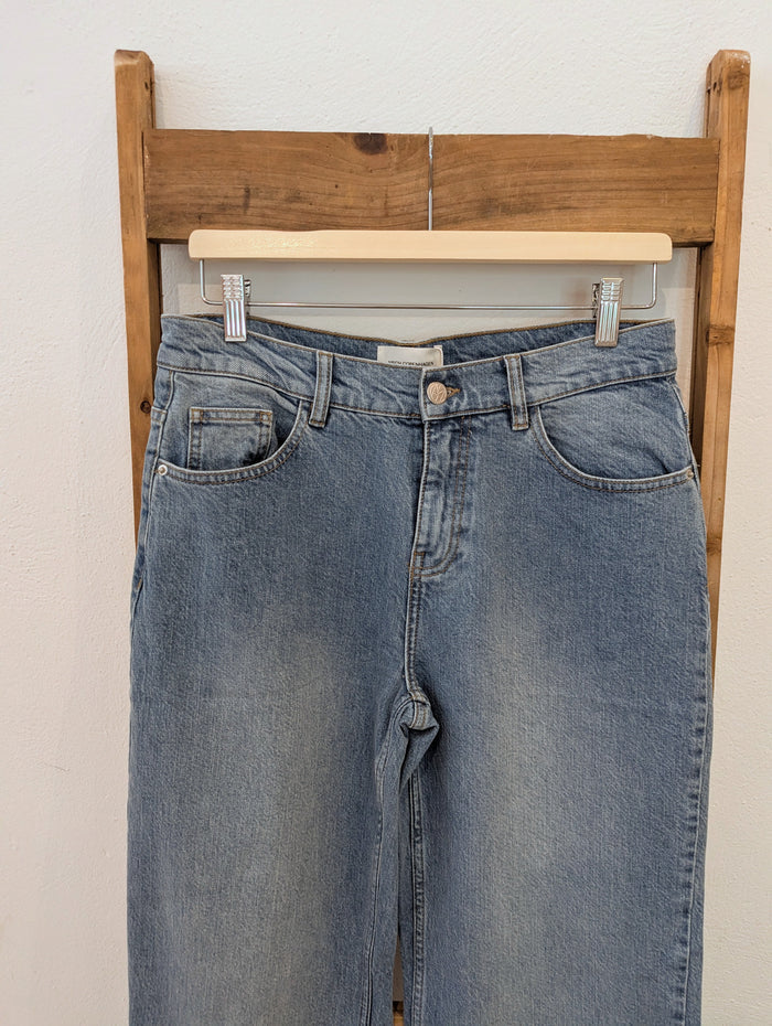 MSCH Blue Wide leg Jeans NWT £100