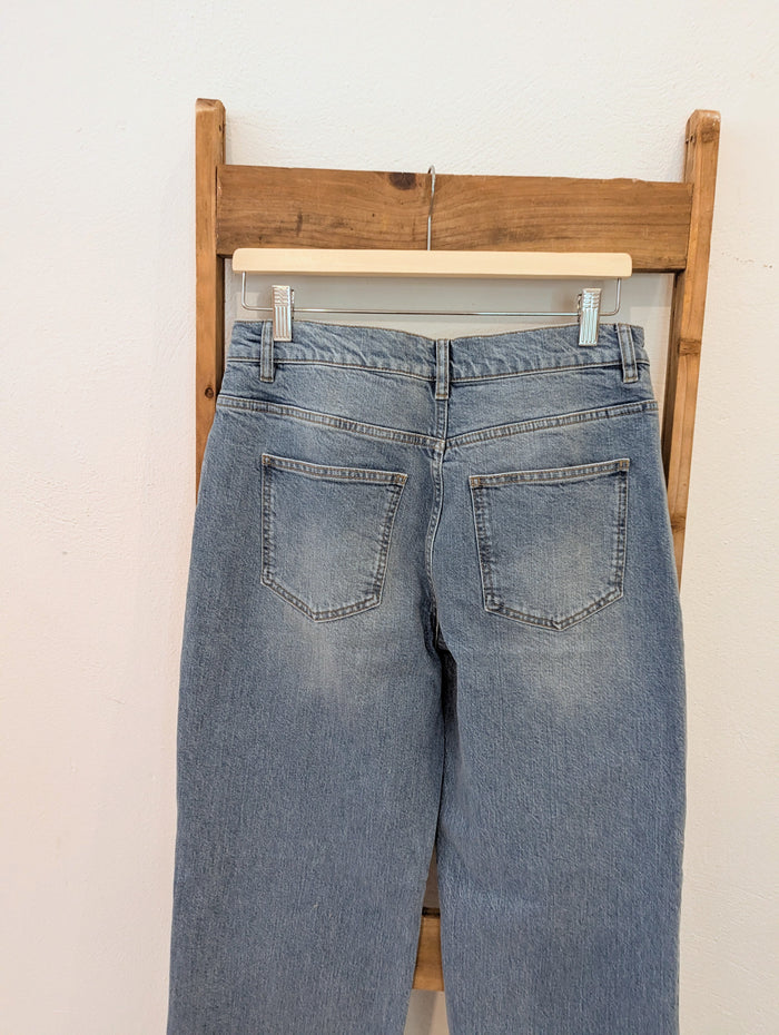 MSCH Blue Wide leg Jeans NWT £100