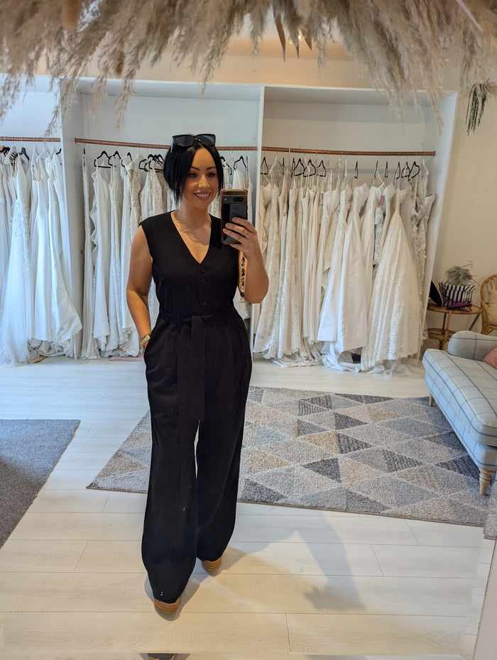 MSCH Copenhagen Black Jumpsuit S NWT £90